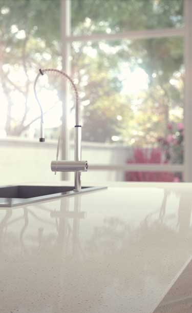 Caesarstone 6141 Ocean Foam Kitchen