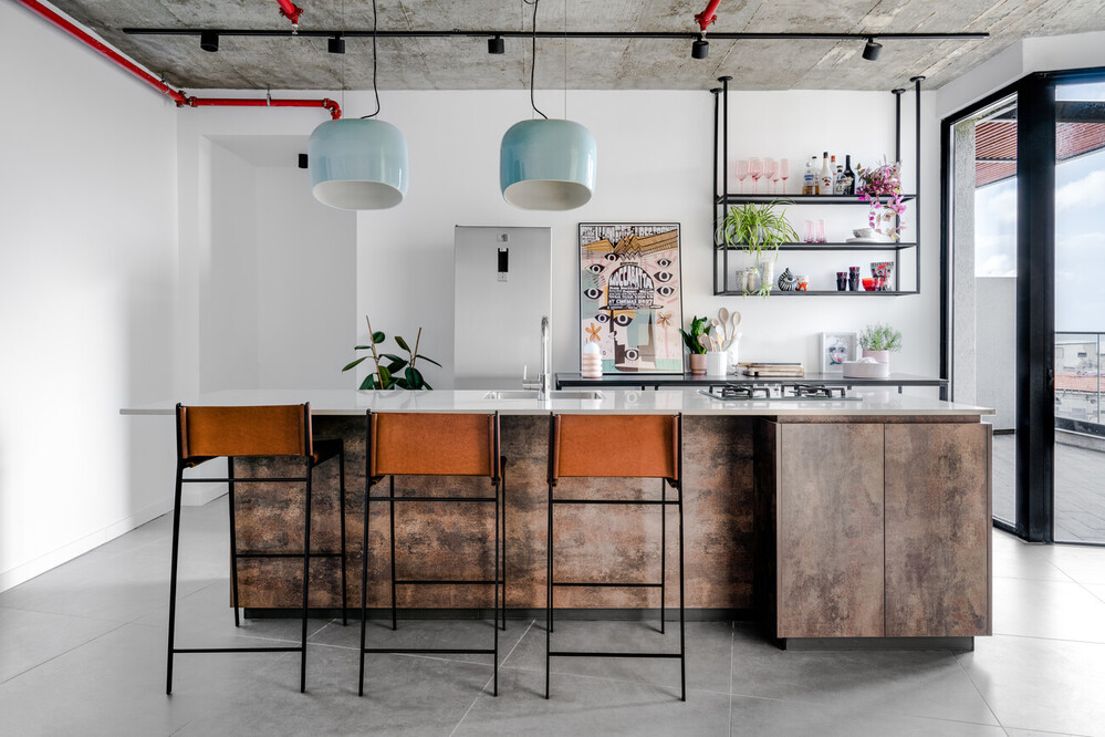 Maya SLOW interior architecture residential Kitchen - Caesarstone