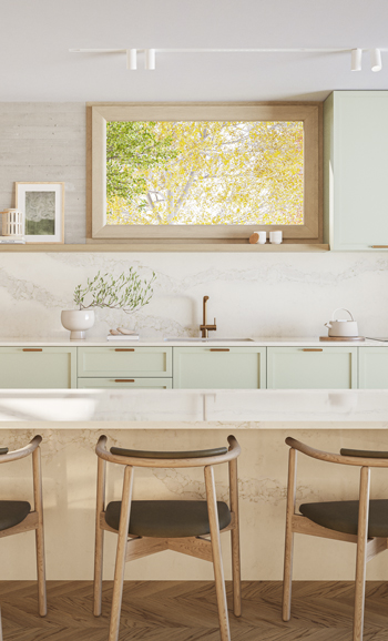 Caesarstone 5115 Calacatta Stillstorm Kitchen