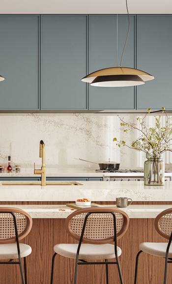 Caesarstone 5132 Celestial Sky Kitchen