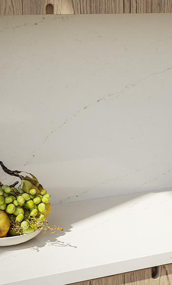 Caesarstone 5102 Laceline Kitchen with ICON surface