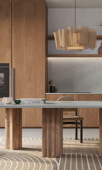 Caesarstone ICON 5103 Lightcrest Kitchen