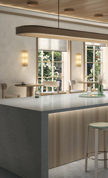 Caesarstone ICON 5103 Lightcrest Kitchen
