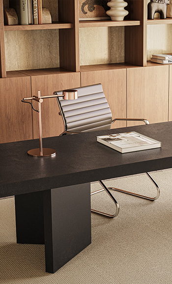 Caesarstone Porcelain black 311 Graphite Metal surface