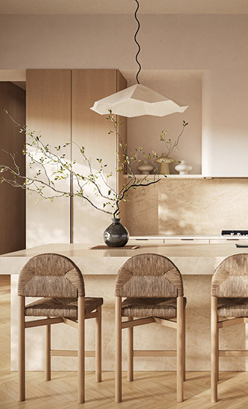 Caesarstone Porcelain 584 Opal Taj surface