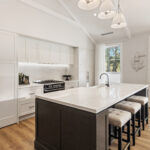 Caesarstone 5115 Calacatta Stillstorm surfaces in Better Built Homes