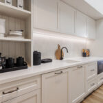 Caesarstone 5115 Calacatta Stillstorm surfaces in Better Built Homes