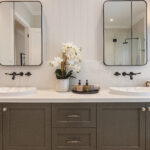 Caesarstone 5115 Calacatta Stillstorm surfaces in Better Built Homes