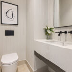 Caesarstone 5115 Calacatta Stillstorm surfaces in Better Built Homes